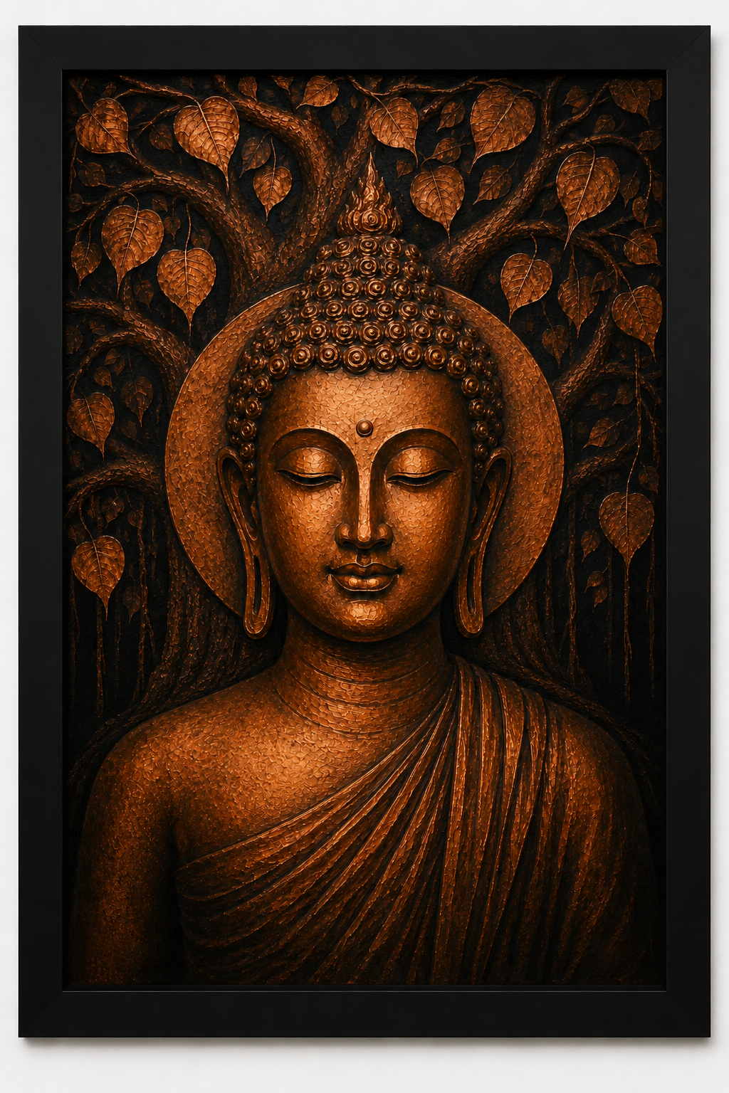 Buddha copper Digital Painting 1