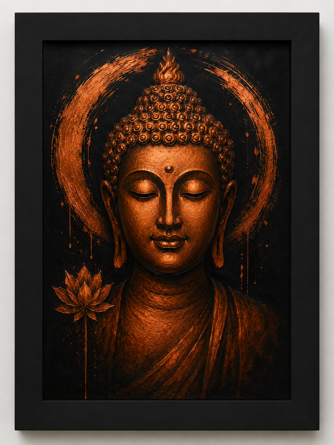 Buddha copper Digital Painting 2