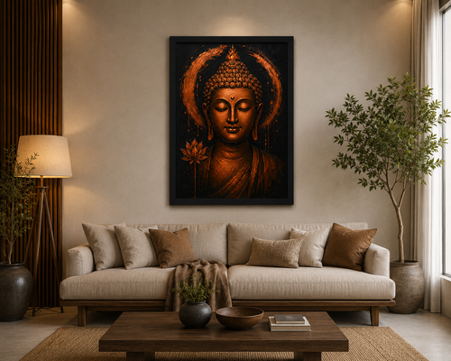 Buddha copper Digital Painting 2