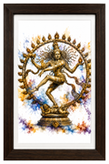 Lord Nataraja Framed Digital Painting – 18 x 12 Inches